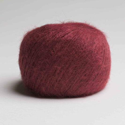 Plain Material Brushed Silk - Monday Berry