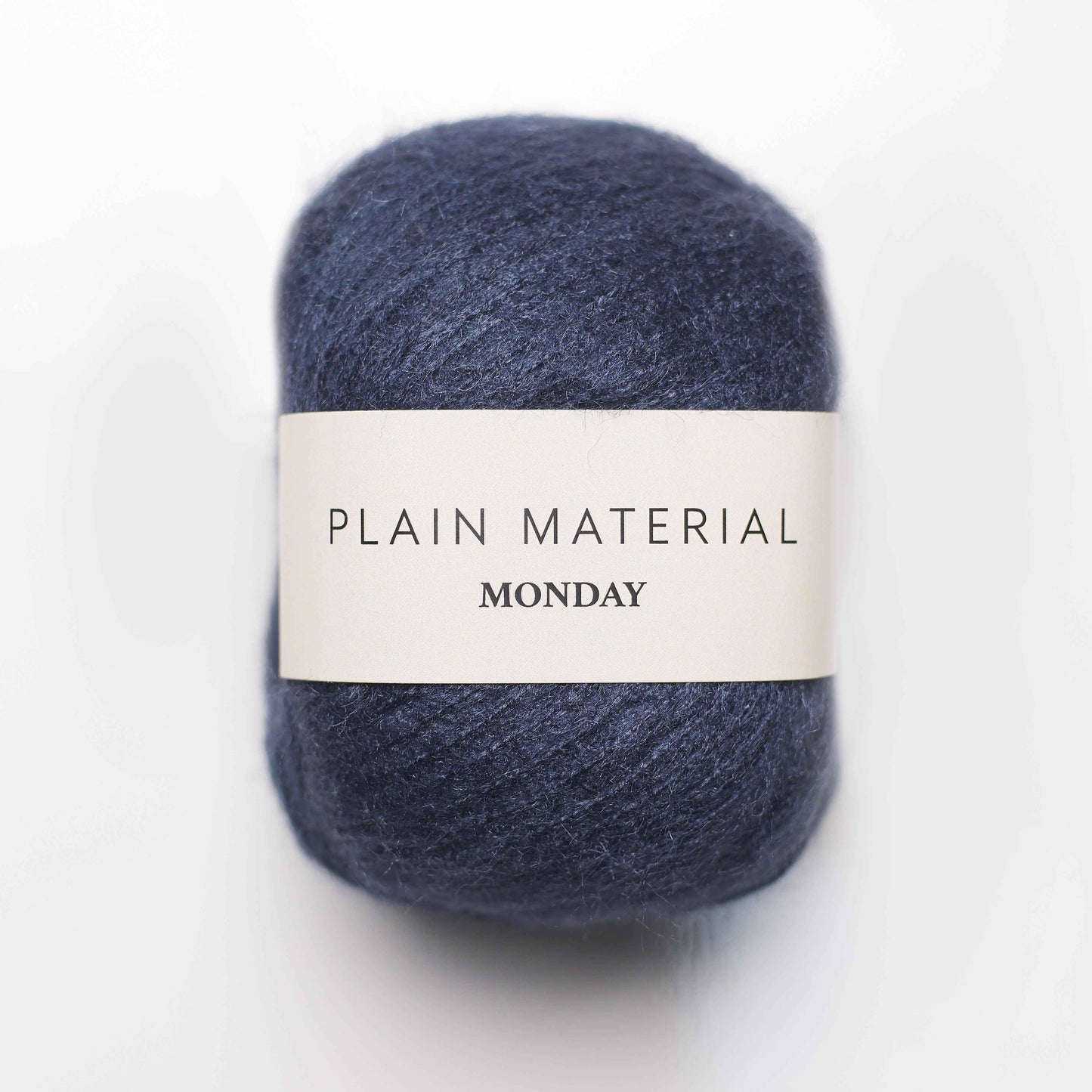 Plain Material Brushed Silk - Monday Navy Blue