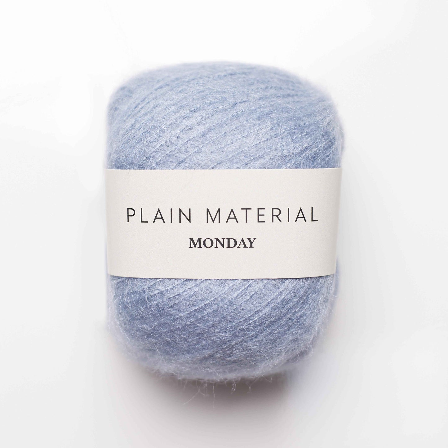 Plain Material Brushed Silk - Monday Sky Blue