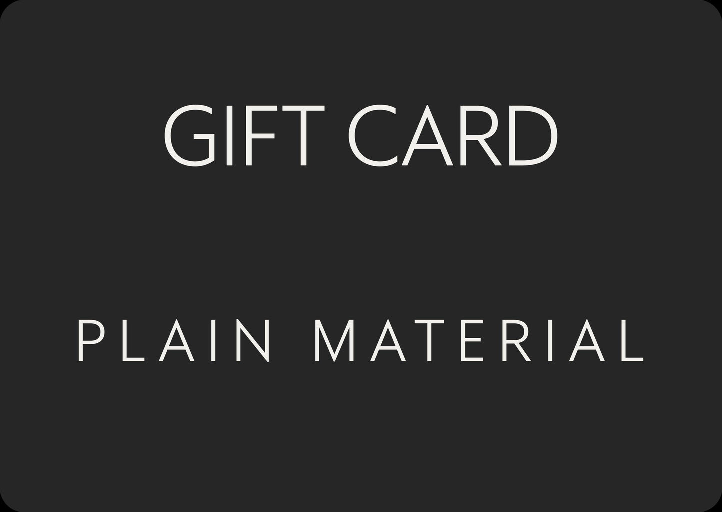 Plain Material Gift Card silk yarn
