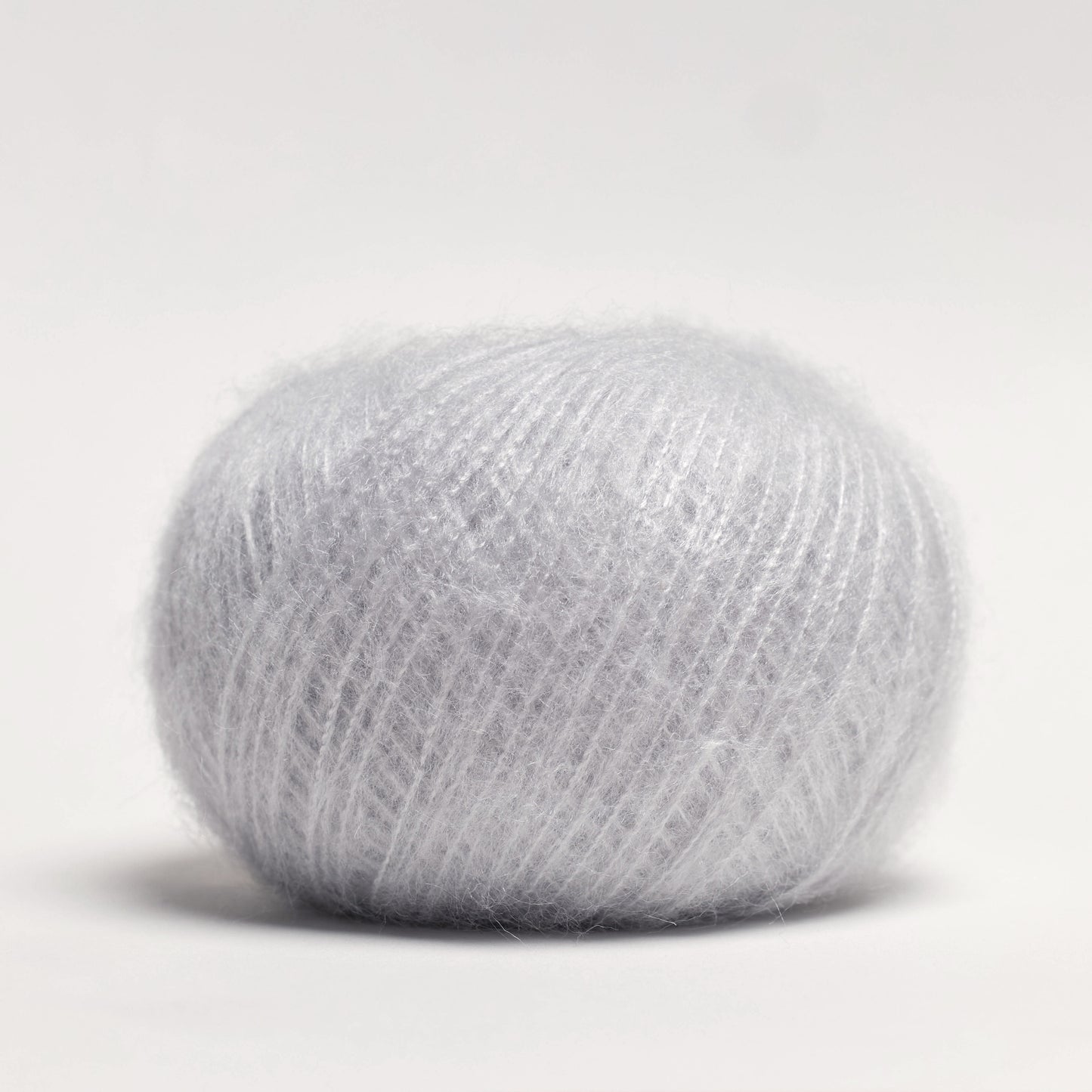 Monday Frost Grey - Brushed Silk Knitting Yarn - Plain Material