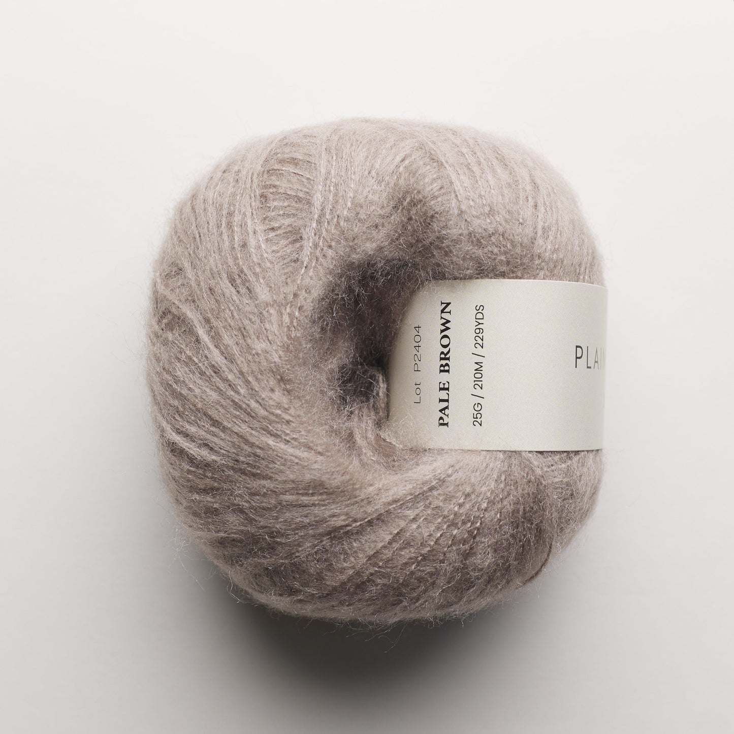 MONDAY BRUSHED SILK - PALE BROWN silk yarn